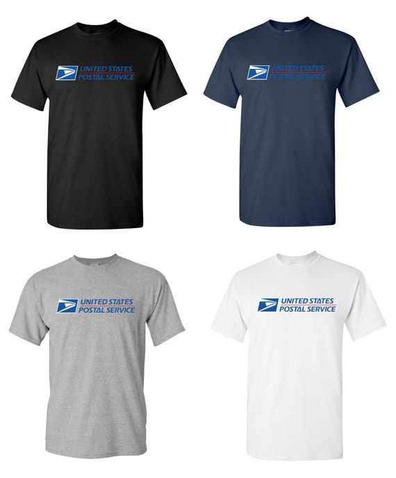 USPS Postal Logo men's tshirt Postal Office Tshirt Tee Etsy