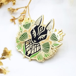 Bastet Hard Enamel Pin | Egyptian Collection | Cat Goddess Mythology Art Pin