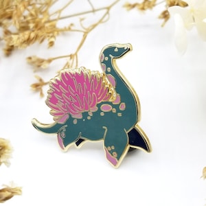 Loch Ness Monster Hard Enamel Pin | Cryptid Collection | Unique Fantasy Mythology Art Pin