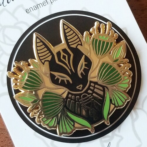 Egyptian Pantheon Hard Enamel Pins Anubis Sekhmet Bastet Etsy