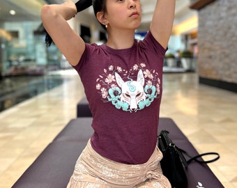 Spirit Fox T-Shirt: Kitsune Art, Bella Canvas Tee