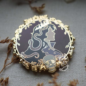 Hades Hard Enamel Pin | Fated Lovers Collection | Hell&#39;s King Unique Fantasy Art Pin
