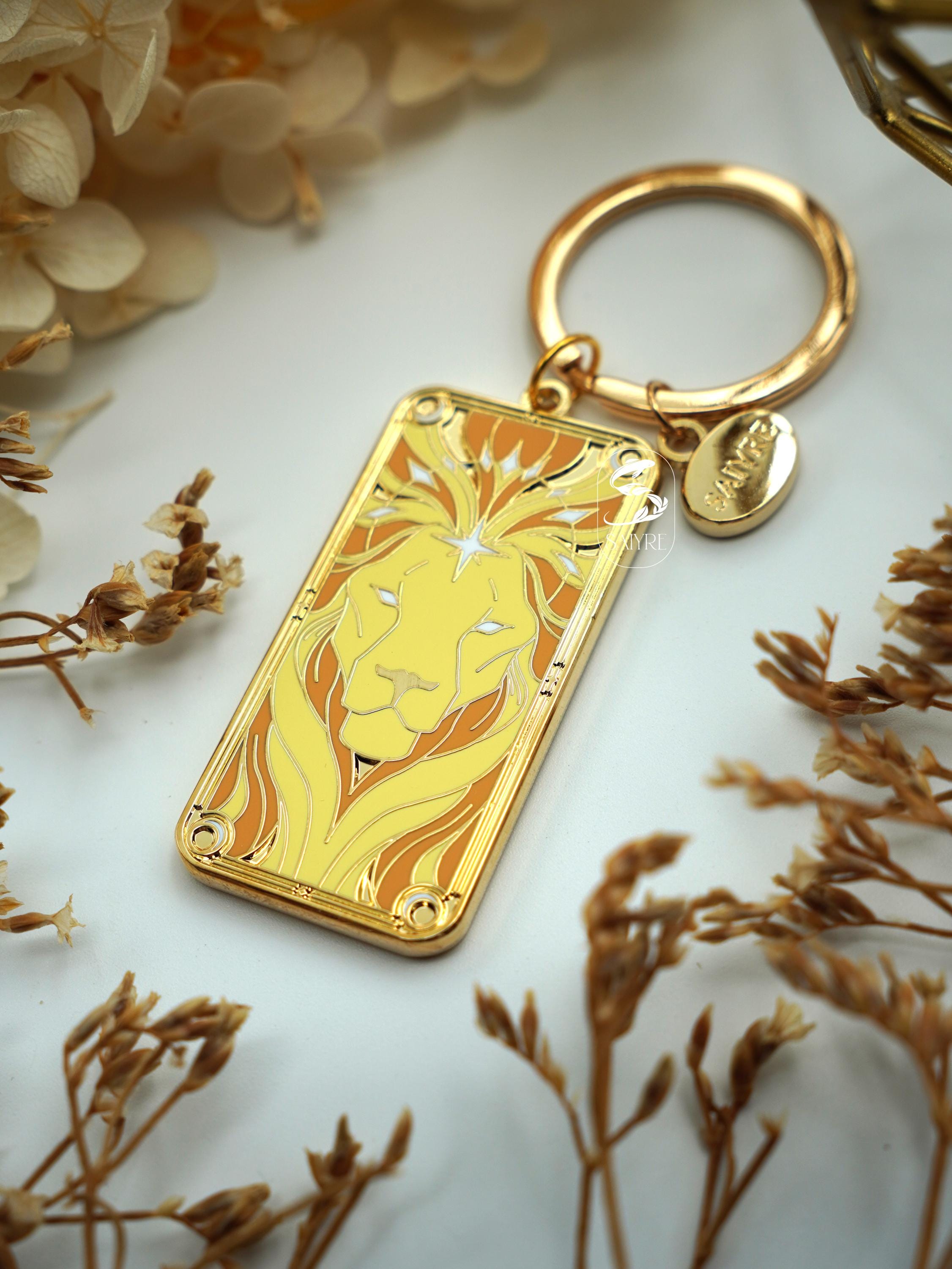 Leo Keyring - Etsy