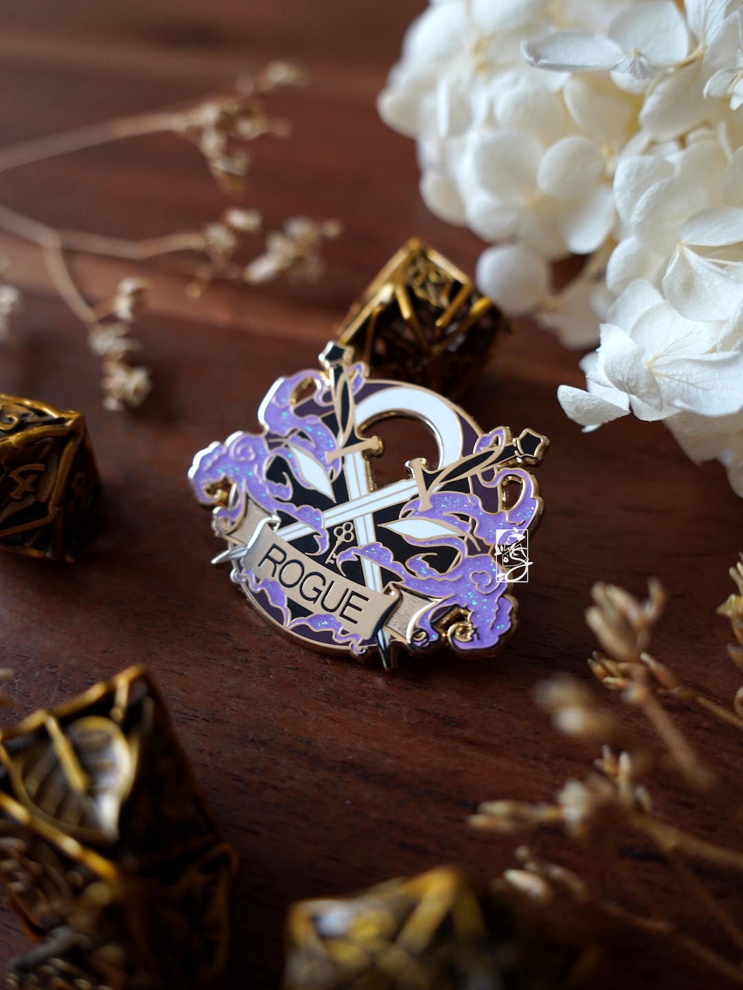 RPG Classes Fantasy Enamel Pin Collection: Rogue Pin - Etsy