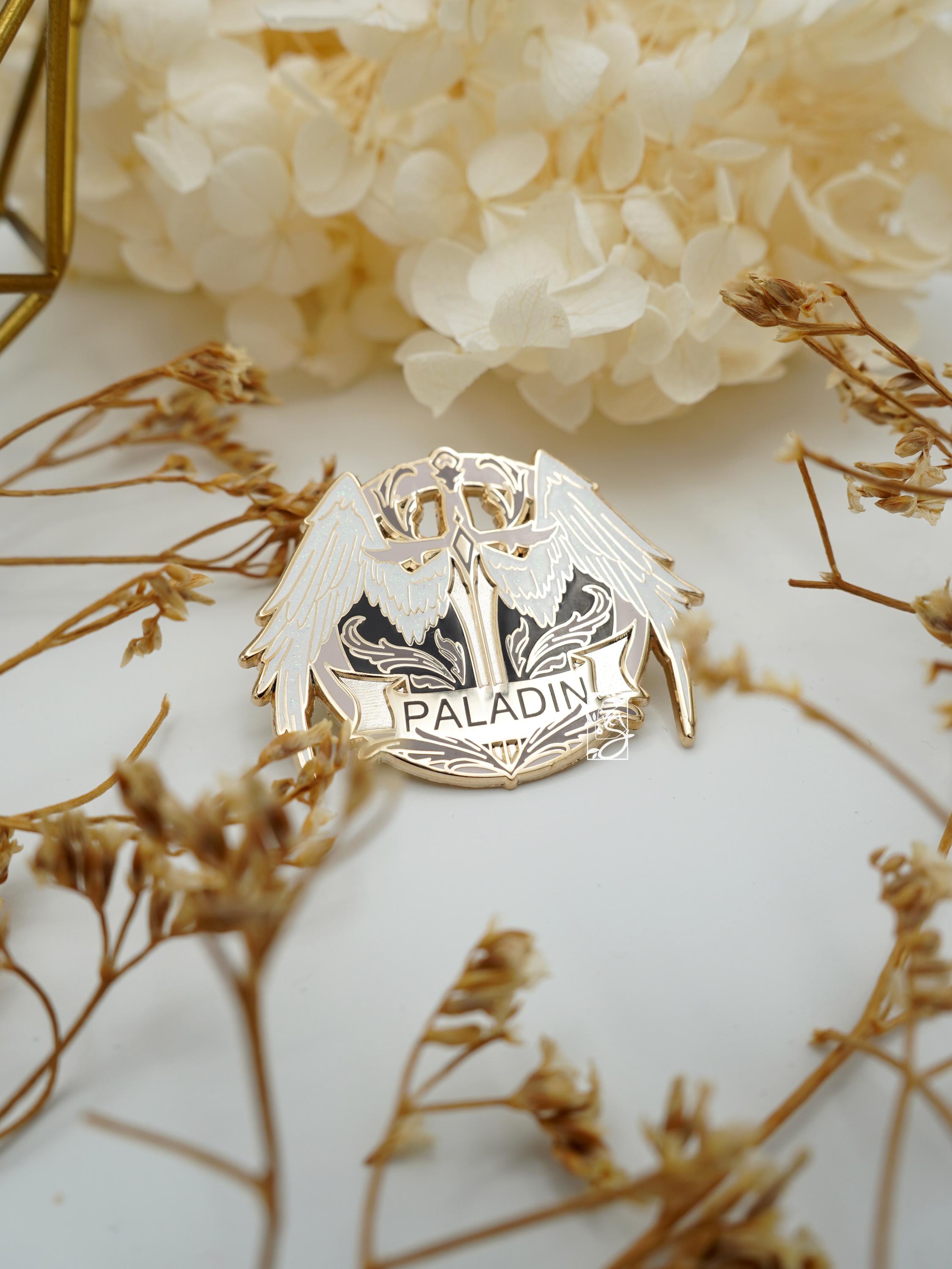Rpg Class Pin Collection RPG Classes Fantasy Enamel Pin Collection: Paladin Pin - Etsy