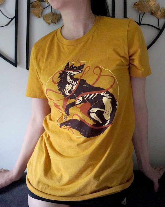 Unravel Original Art T-shirt | Yellow Mustard Shirt With Unisex 