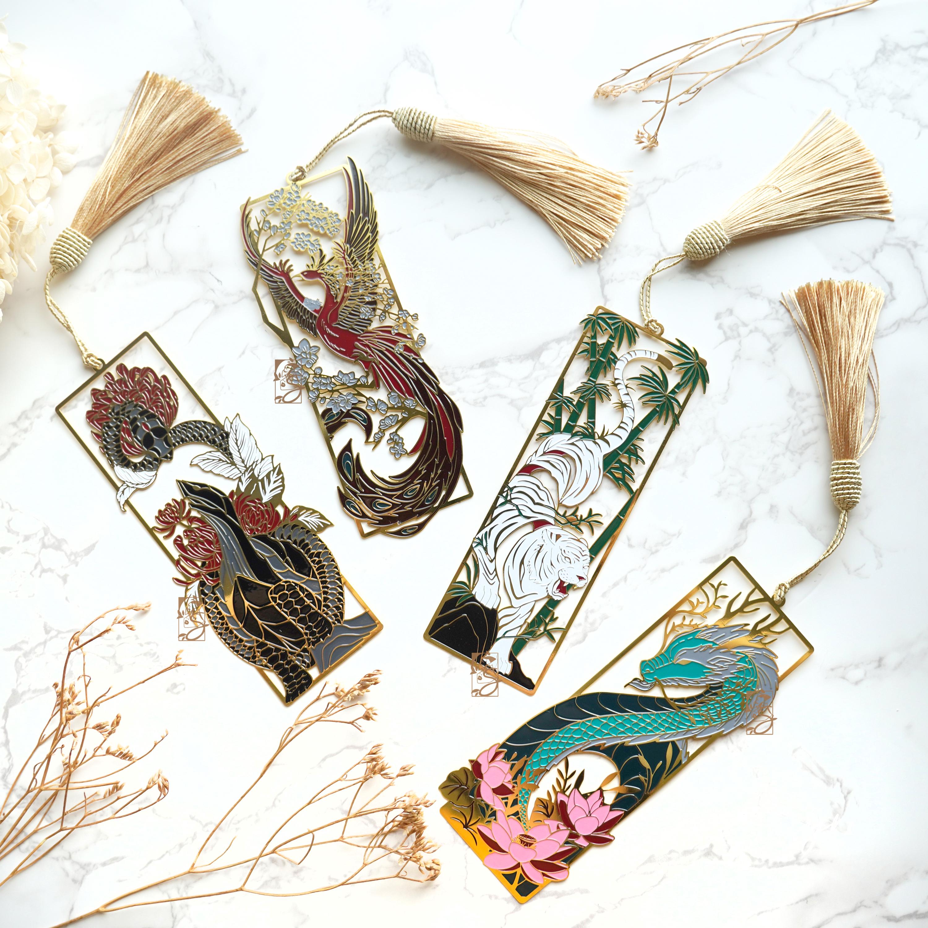 The Four Guardians Individual Metal Bookmarks | Book Lover The Four Guardians Individual Metal Bookmarks | Book Lover