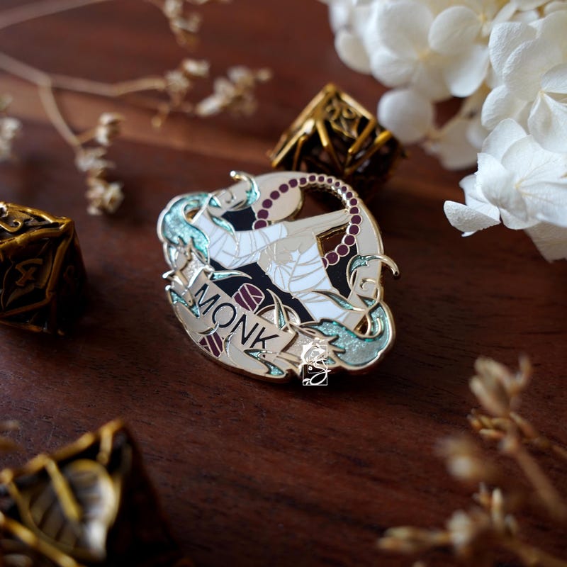 Dnd Pin Monk - Etsy UK