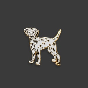 Dalmatian Pin | Dot the Dashing Dalmatian Hard Enamel Pin | Doheny NYC Darling Dogs
