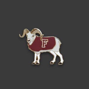 Fordham Ram | Ramses the Fordham Ram Hard Enamel Pin | Doheny NYC Colleges | Fordham University