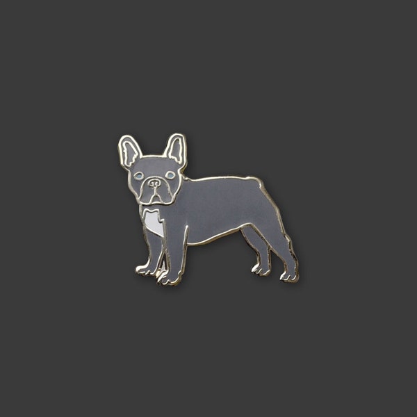 Frenchie French Bulldog Pin | Scooter the Exceptionally Social Frenchie | Doheny NYC Darling Dogs