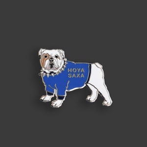 Georgetown Bulldog | Jack the Bulldog Pin | Doheny NYC Colleges | Georgetown University | Mascot