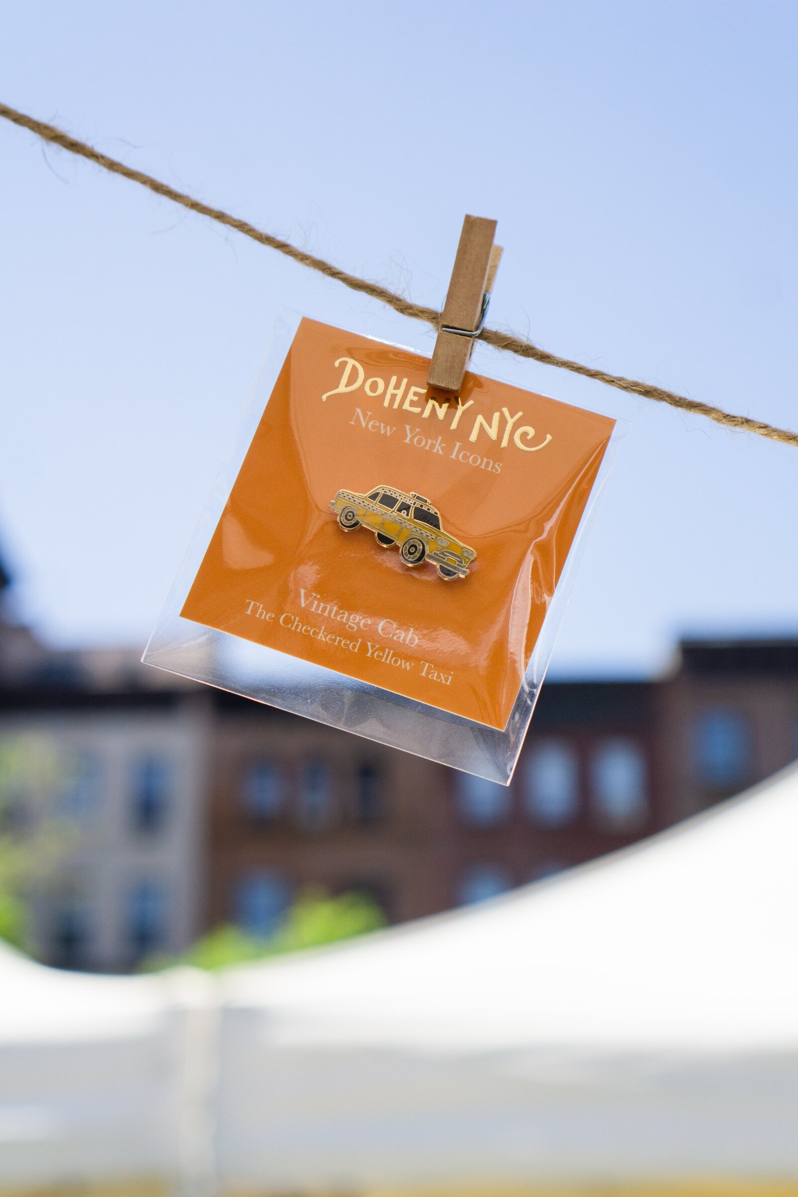 Origami Owl Yellow Checkered Cab New York City Taxi Floating Enamel Charm – Travel Theme
