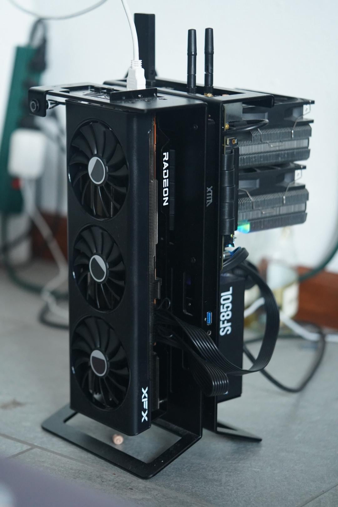 Open Air Mini Itx Apu Build Buy XTIA Panels And Carrying Handle