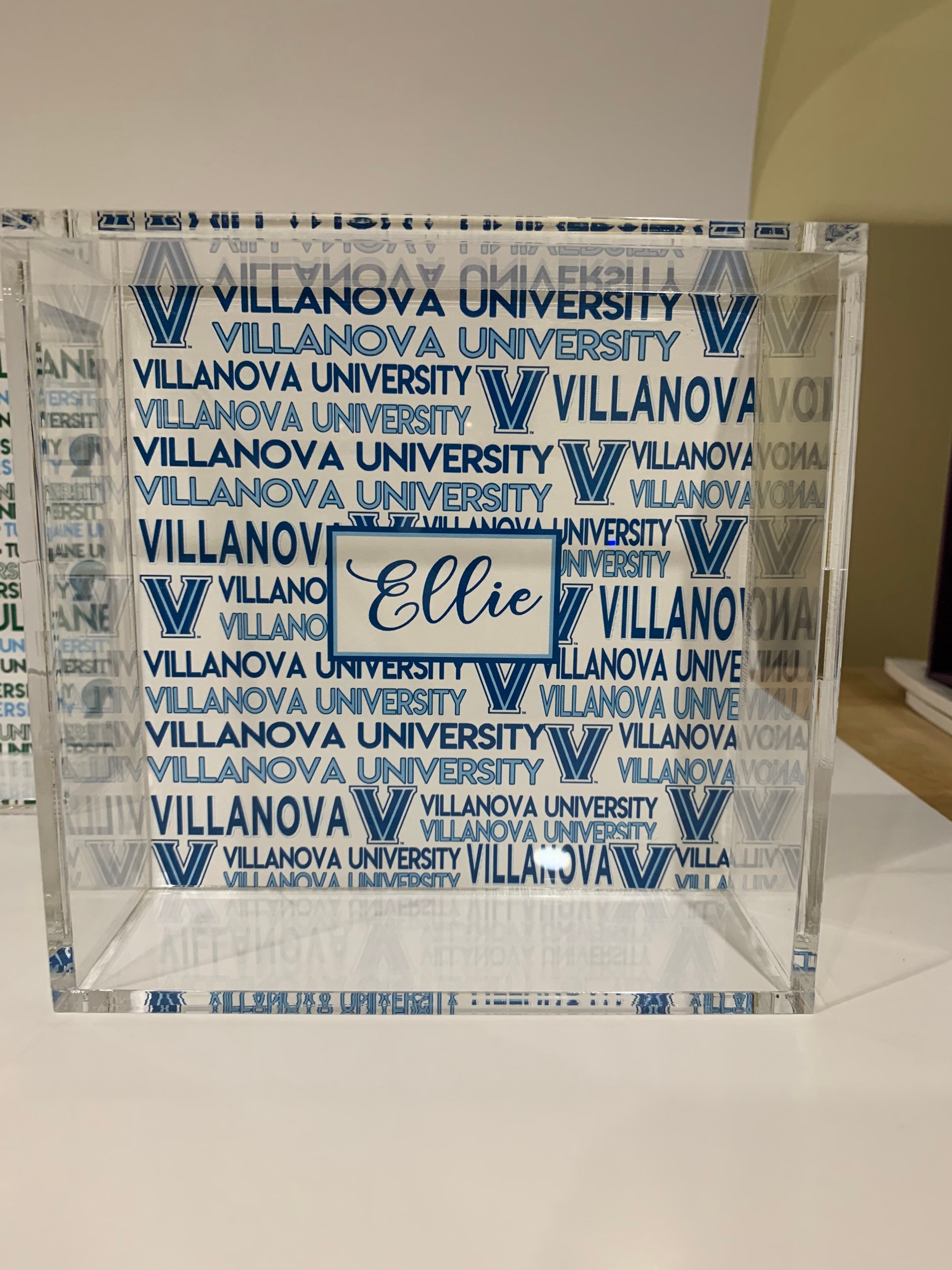 6"Square Lucite Tray With Personalized As You Like It, College Themed, Gift for Graduation