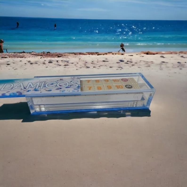 Personalized Lucite acrylic Rummy Kub rummikub Game, the Perfect Gift
