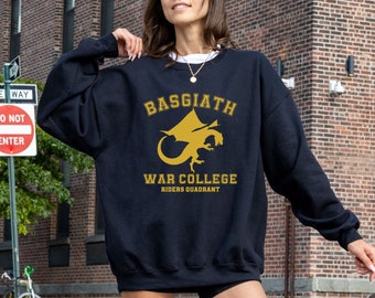 Fourth Wing Inspired Basgiath War College Riders Quadrant Sweatshirt, Dragon Riders, Rebecca Yarros Inspired, Reading Sweater, Bookish Gift