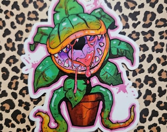 Audrey II Sticker | Little Shop of Horrors Sticker | Horror Movie Sticker I Vinyl Sticker