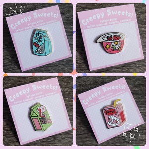 Creepy Sweets Hard Enamel Pins