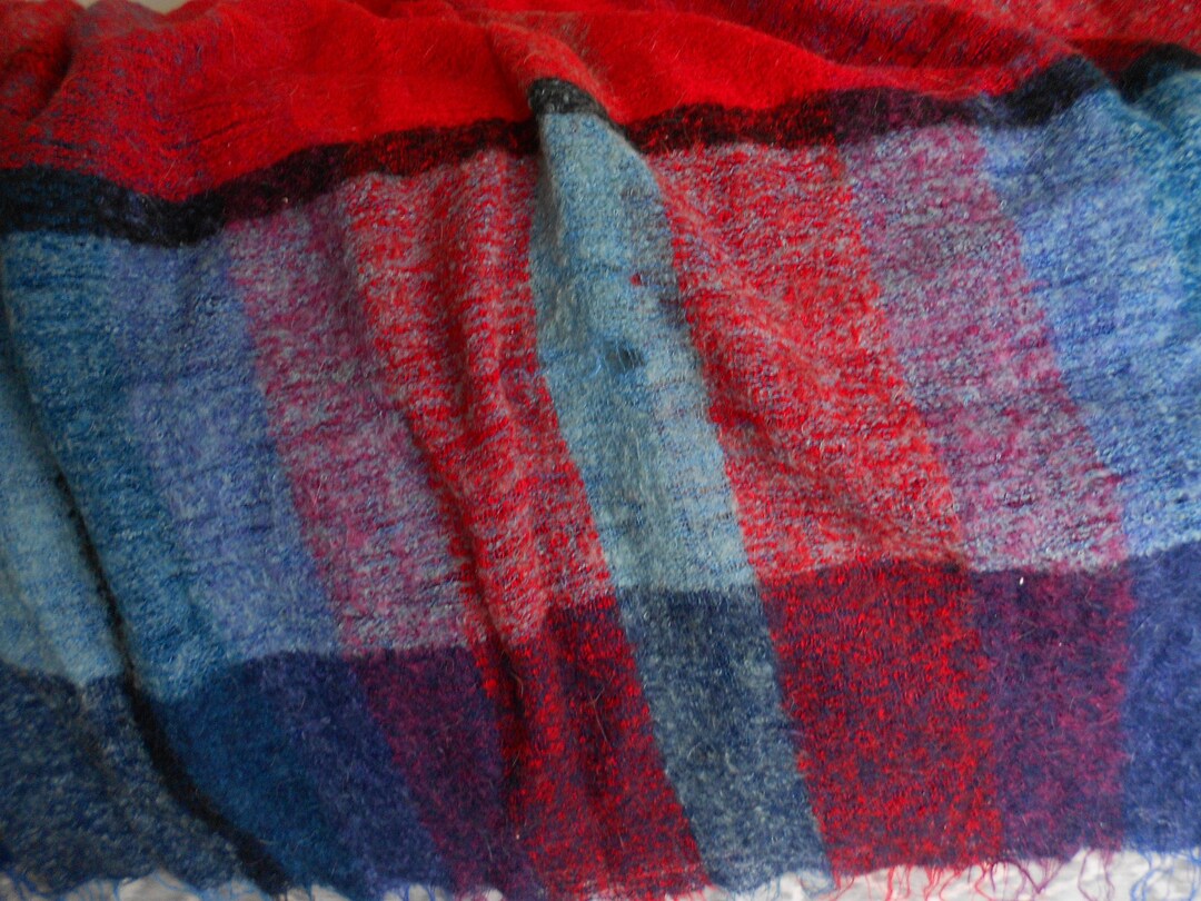 Vintage Onkaparinga Tartan Mohair Throw Made in Australia in Etsy