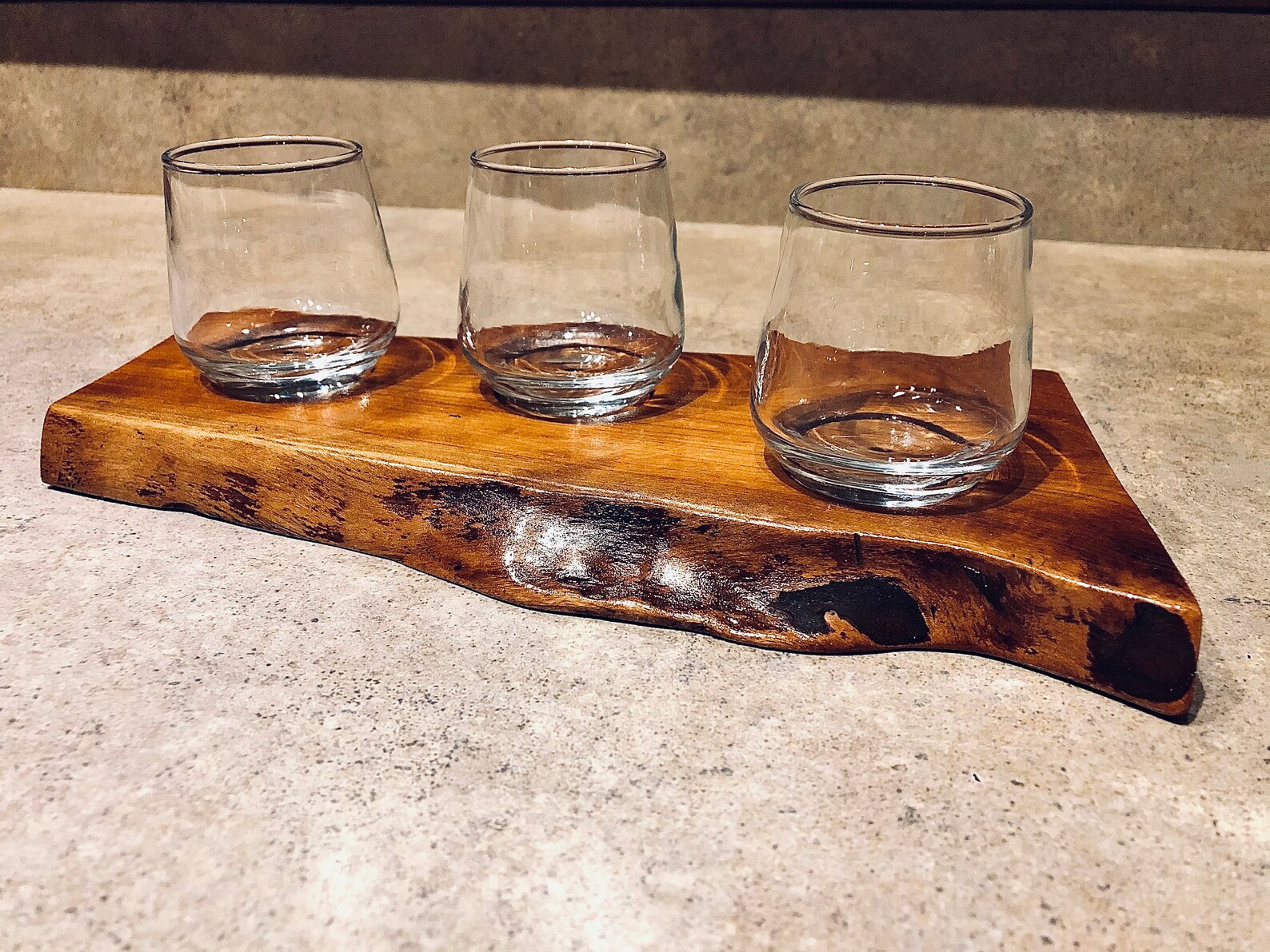 Wooden Shot Glass Flight Etsy