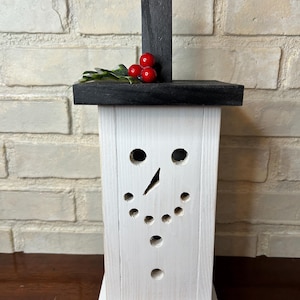 Palettenholz Schneemann