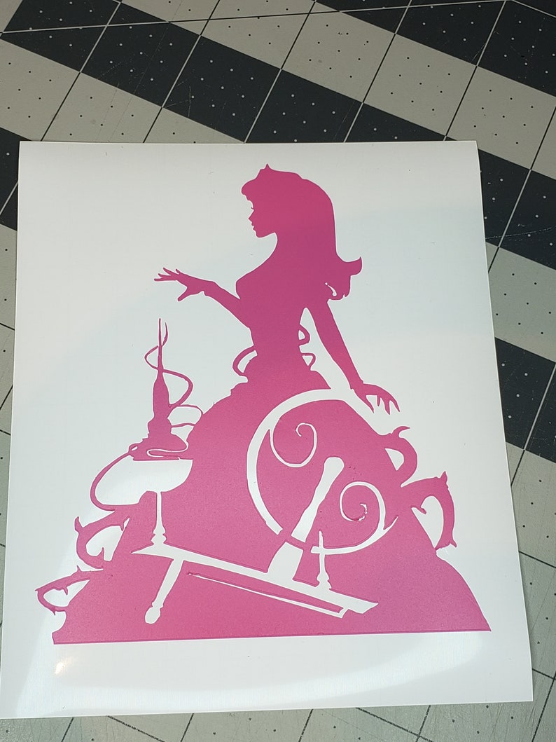 Sleeping Beauty Spinning Wheel Princess Vinyl Decal Etsy Canada