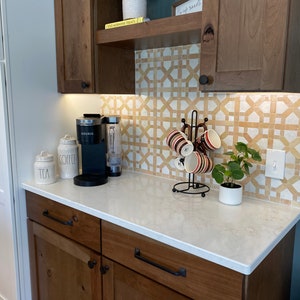 Contemporary Zellige Panels, 12&quot; X 12&quot; X 1/2&quot;, Unglazed with Off-White