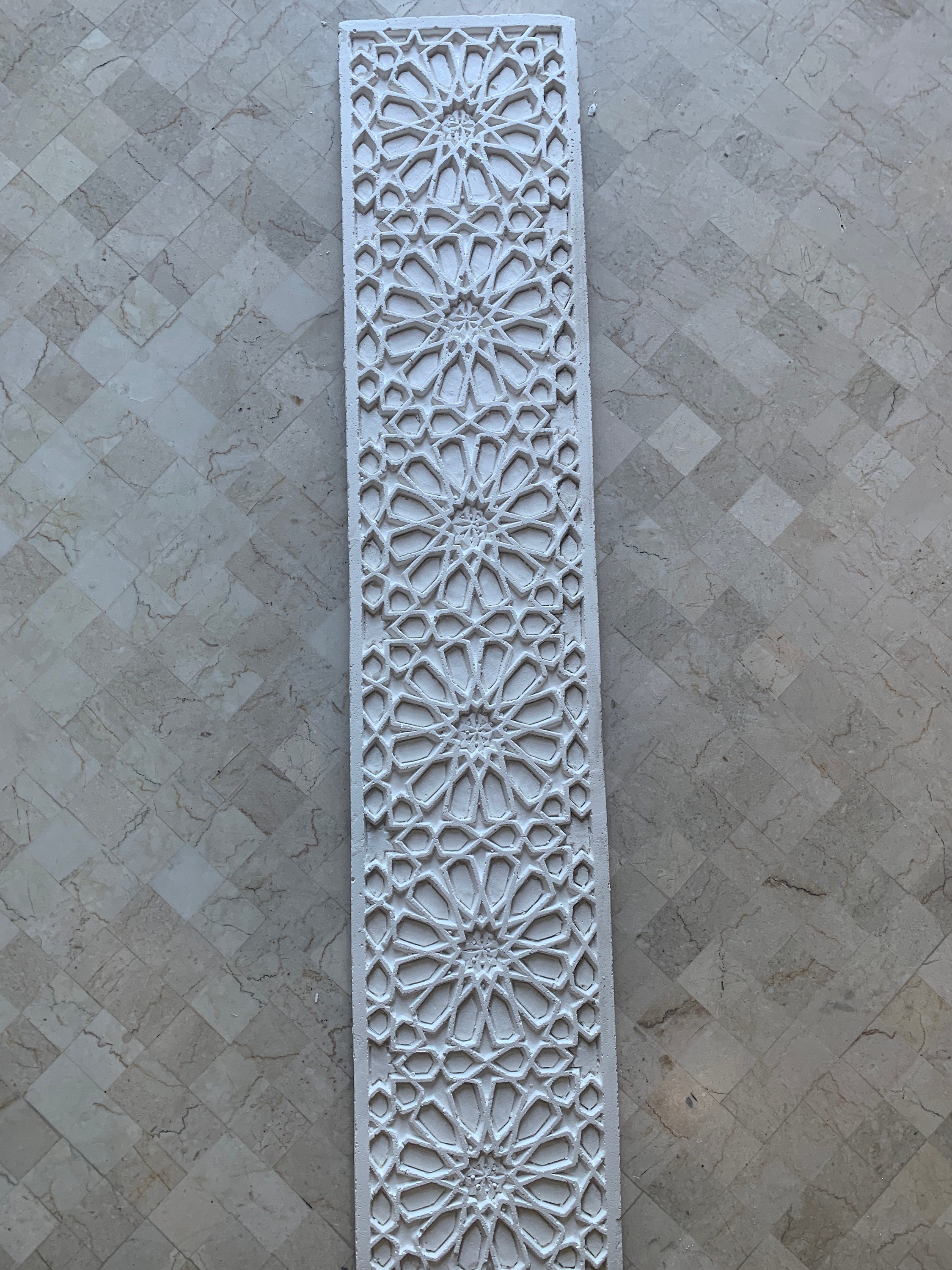 Moroccan Carved Plaster Panel for Wall and Ceiling , with minimum order of 10Panels