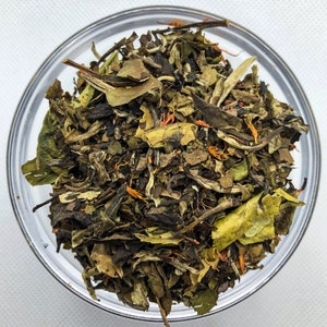 White Champagne Raspberry Loose Leaf White Tea 2oz