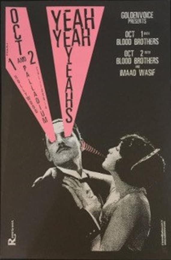 Yeah Yeah Yeahs band poster print