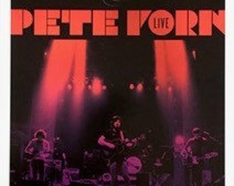 Cartel firmado del concierto de Pete Yorn