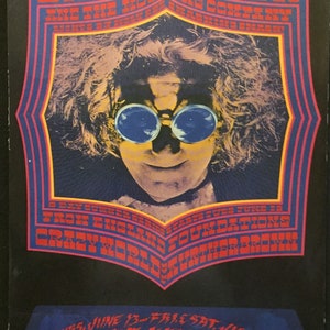 Big Brother and the Holding Company Vintage Concert Poster