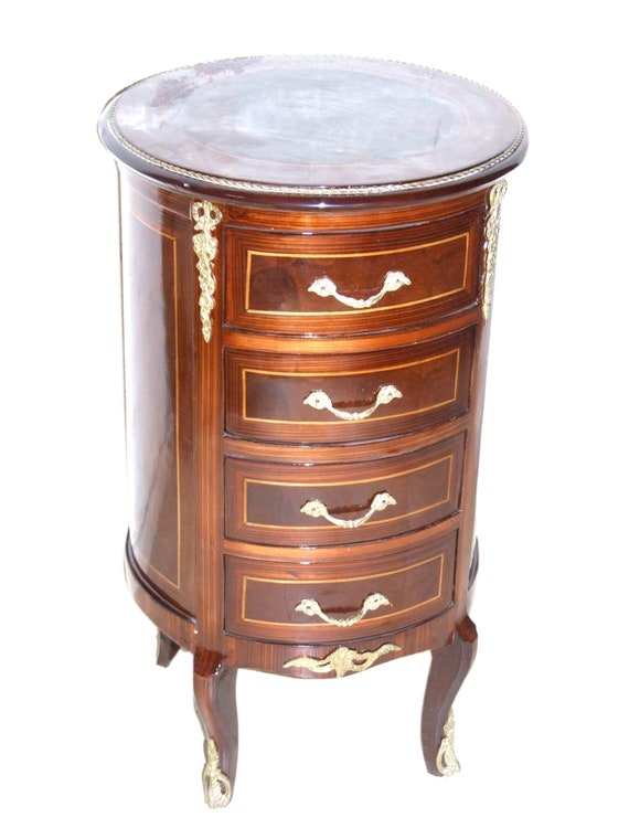 Granville 4 Drawer Round Chest Etsy