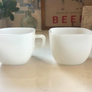 Glasbake Square Mugs - Etsy