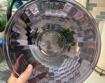 Vintage Pyrex Amethyst Glass Mixing Bowl #326 — 4 Liter / 4 Quart