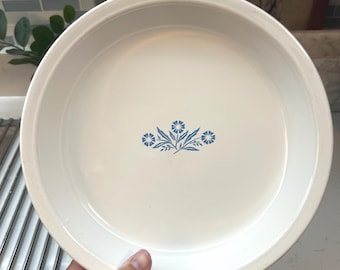 Vintage CorningWare Blue Cornflower 9" Pie Plate (Model P-309)