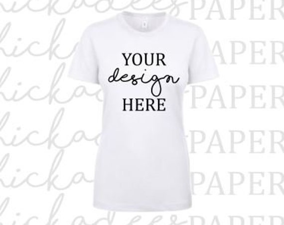 Download Next Level 1510 White Crew Neck Short Sleeve T-Shirt - Magazine Mockup Psd File Free Download ...