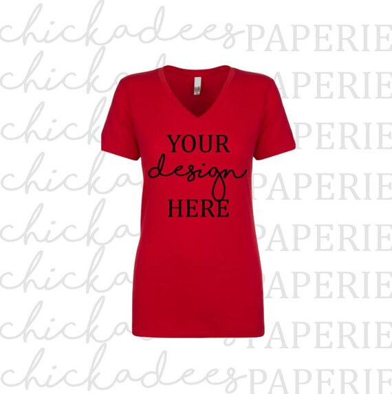 Download Free Womens Red T-Shirt Mock Up Mockup Next Level ò (PSD) - All Free Mockup Vectors | Photos and ...