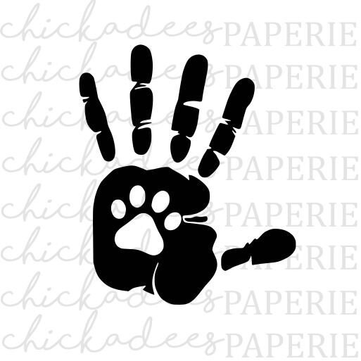 Download SVG File For Cricut/Silhouette Paw Print svg Dog/Cat Paw ...