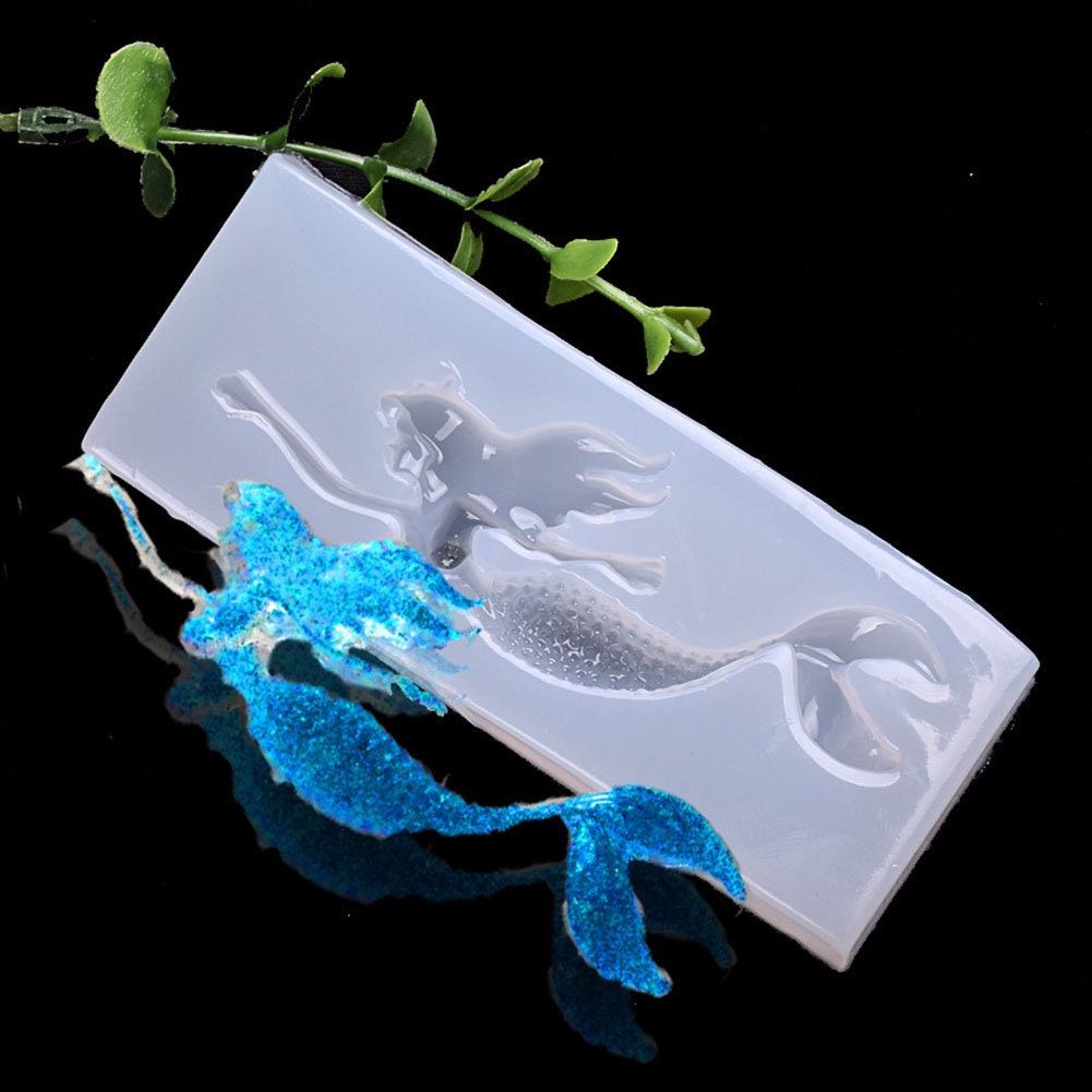 Mermaid plaque mold concrete plaster casting garden mould Haus & Garten EN6535983