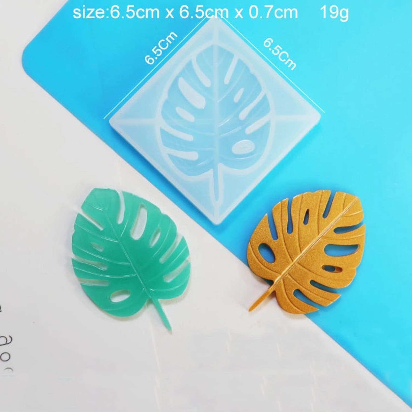 Tropical Palm Leaf Silicone Molds UV Resin Epoxy Molds Etsy