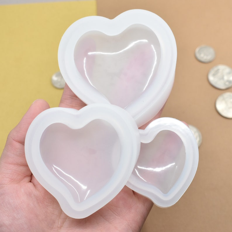 Puffy Heart Silicone Molds for Epoxy UV Resin Lotion Bar & Etsy