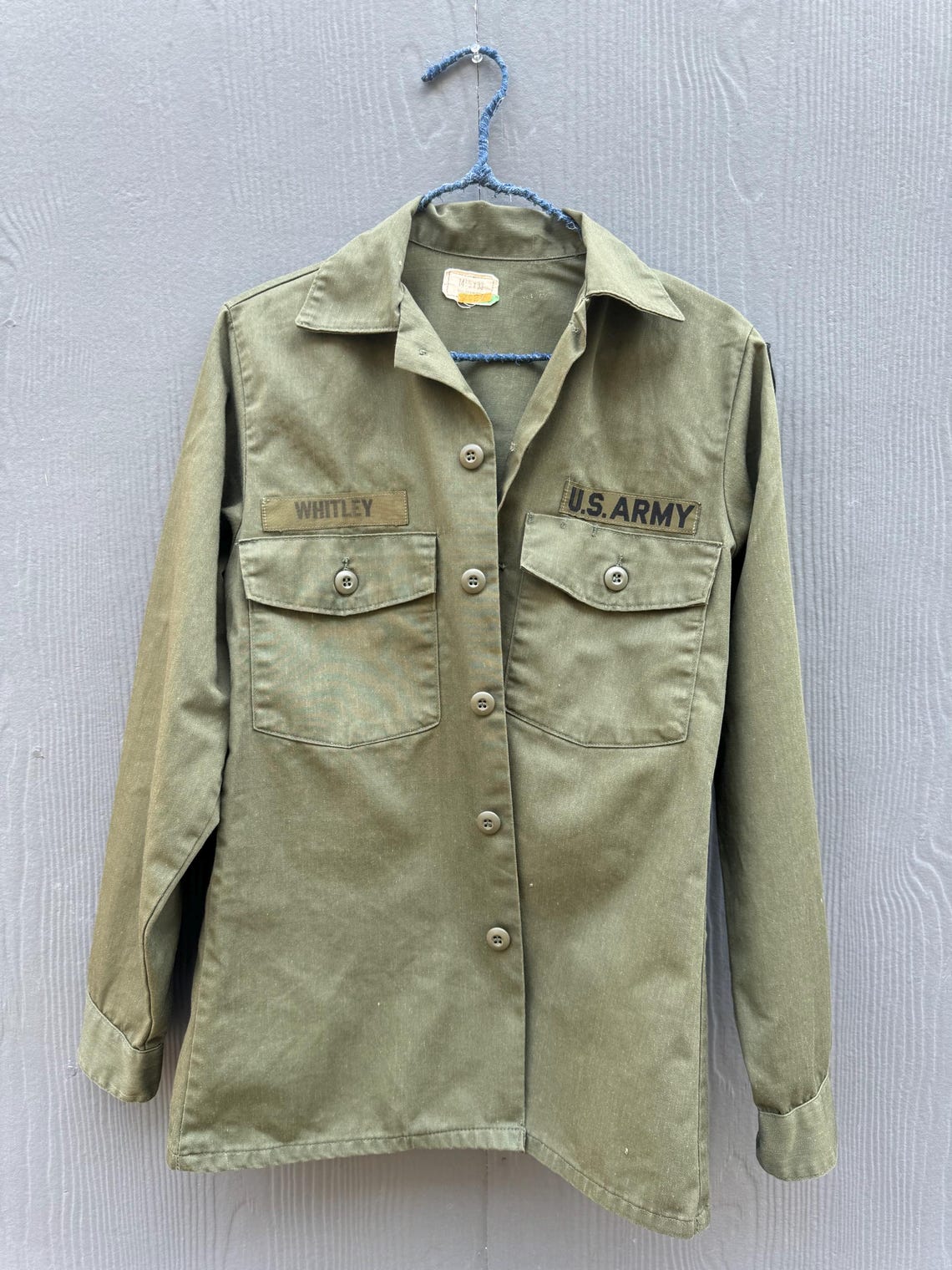 Veste Dress Old Navy - Taille M, Vert Army, 100% Coton, Occasion Très Bon état