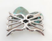 Dene Tsosie Bini Navajo Sand-Cast 39 Western 39 Sterling Silver Buckle Hallmarked 39 DBT 39