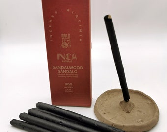 INCA AROMAS Sandalwood Incense (Sandalo) Large sticks 9 x 1h50m