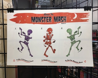 How To Monster Mash - Digital print