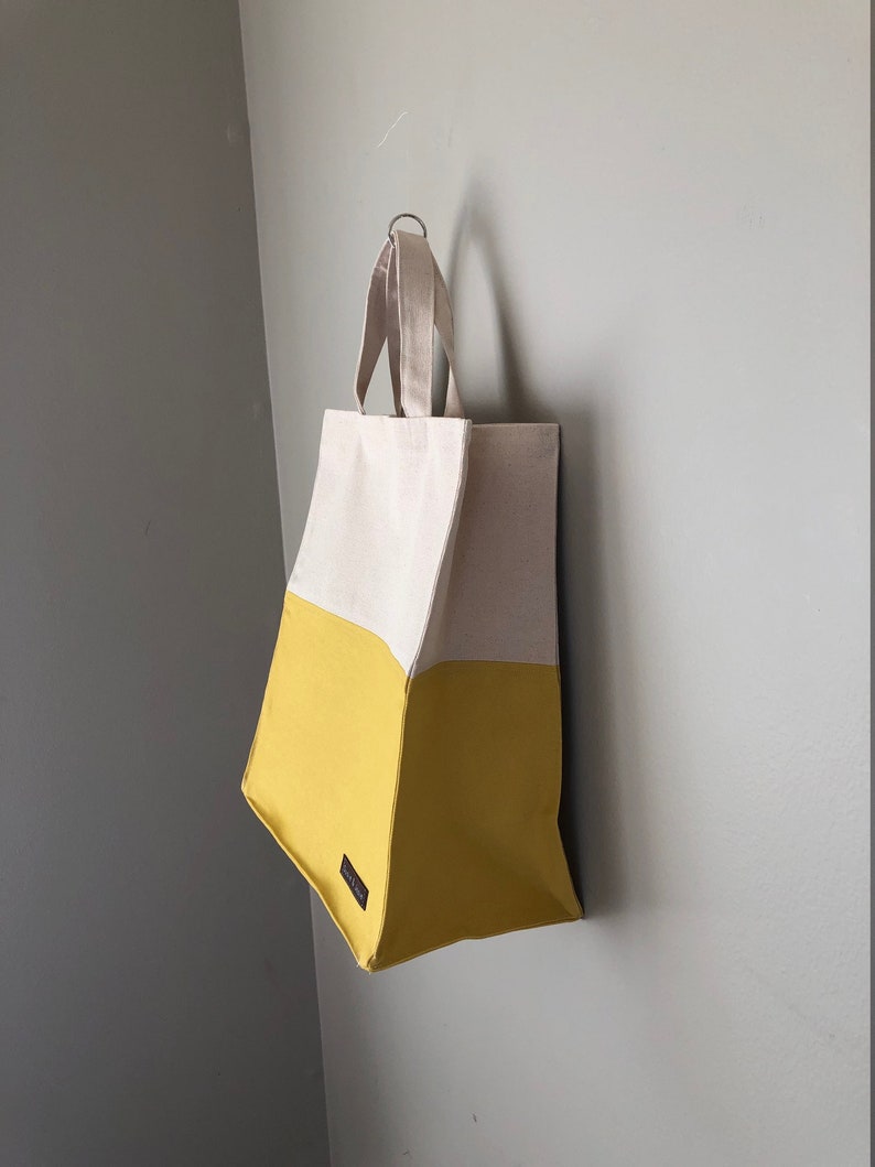 Canvas Reusable Grocery Bag Etsy