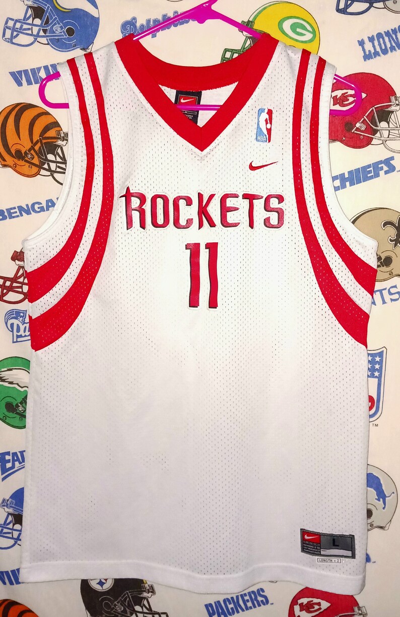 Vintage 2002 Team Nike Yao Ming Houston Rockets NBA Basketball Jersey ...