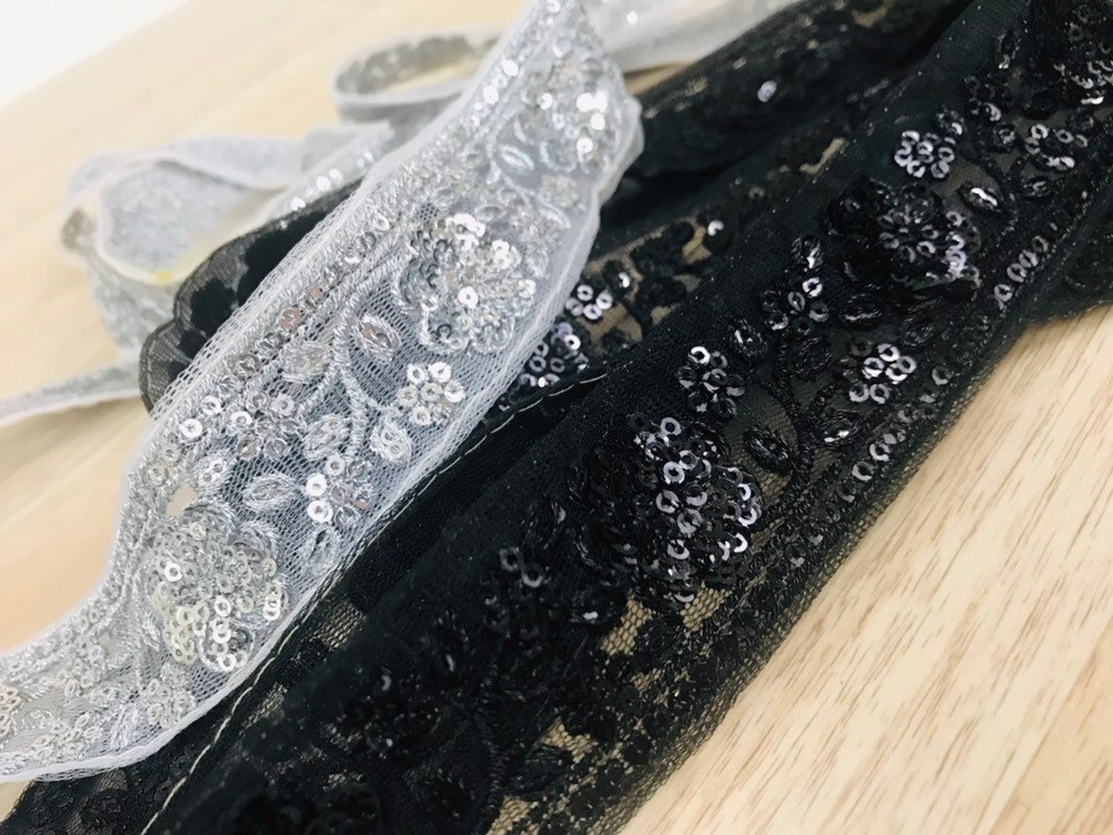 black laces with silver tips